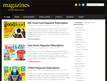 Tablet Screenshot of magazines247.com